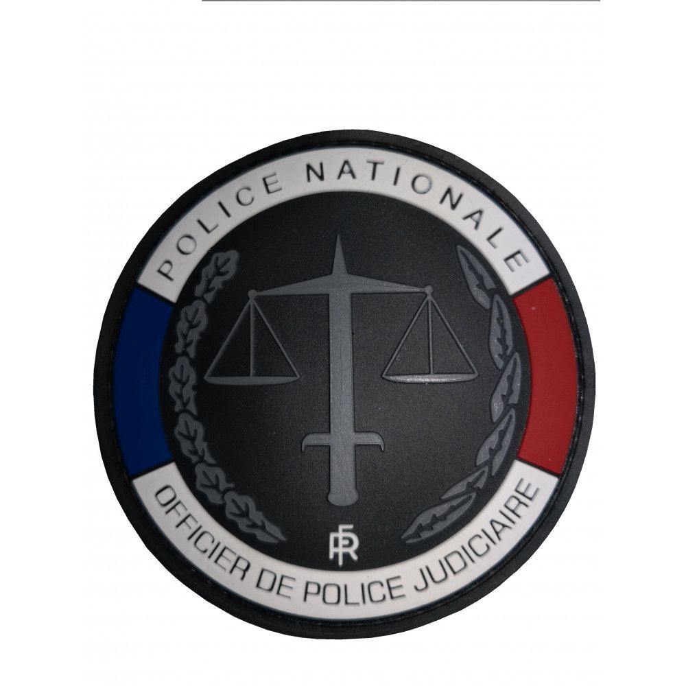 Ecusson de bras officier de police Judiciaire Rubber Ecusson de bras officier de police Judiciaire Rubber