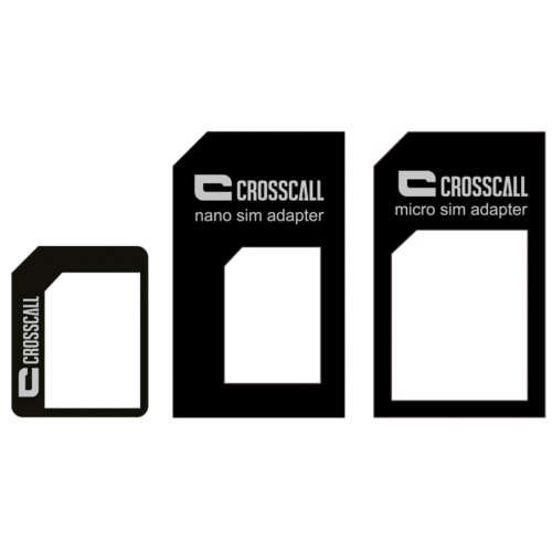 Kit de 3 adaptateurs carte SIM CROSSCALL