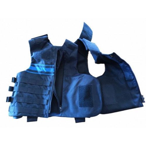Gilet  d'intervention MOLLE porte plaques Police Municipale