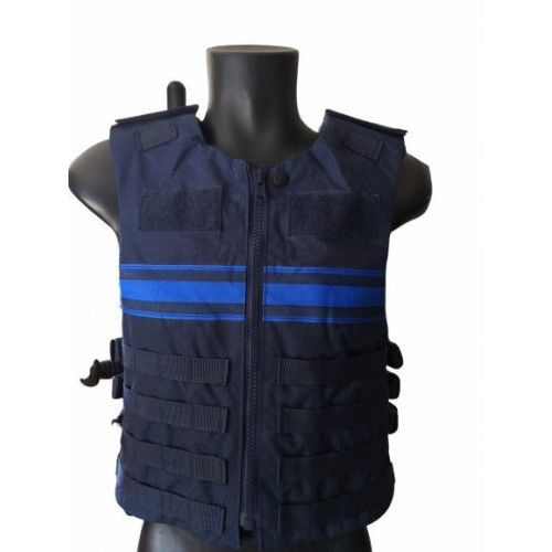 Gilet  d'intervention MOLLE porte plaques Police Municipale