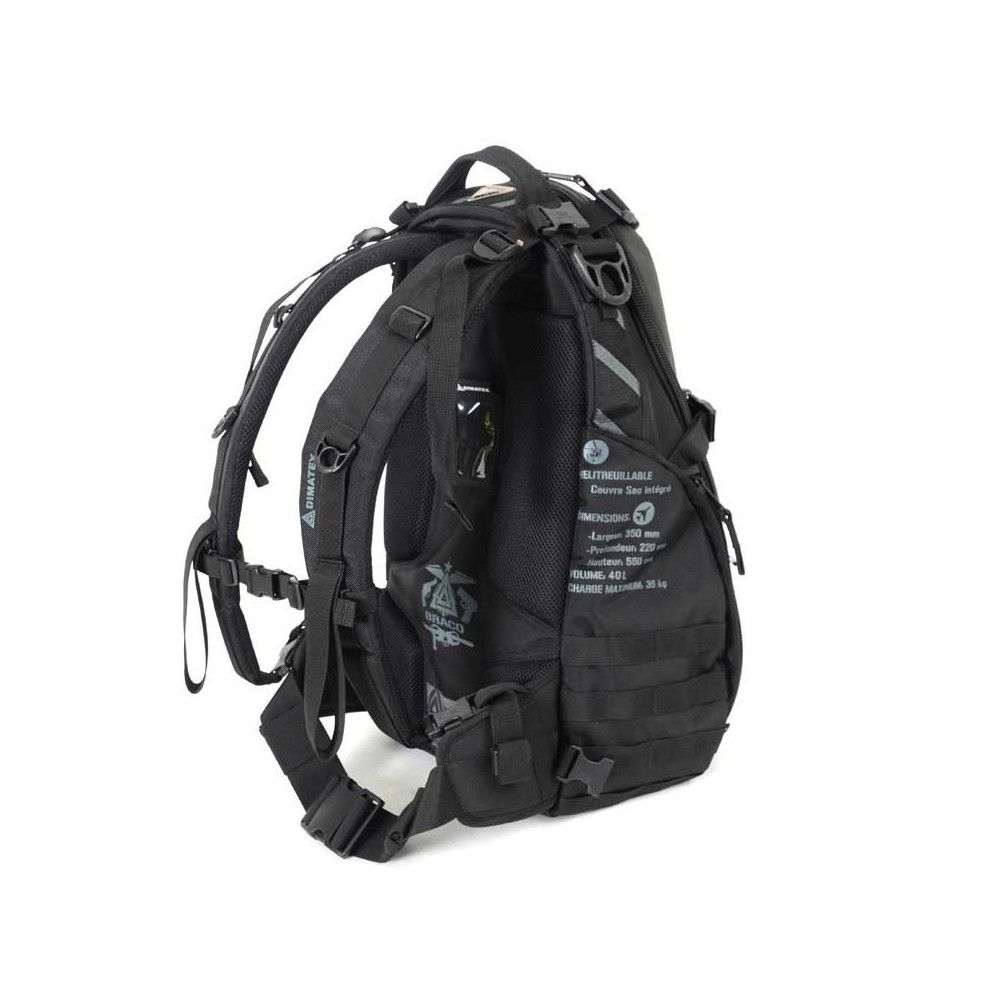 Sac opérationnel Dimatex BRACO XL Fullblack Sac opérationnel Dimatex BRACO XL Fullblack