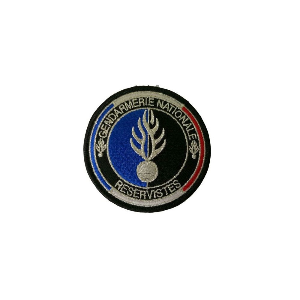 Ecusson de bras brodé Gendarmerie Nationale Réserviste Ecusson de bras brodé Gendarmerie Nationale Réserviste