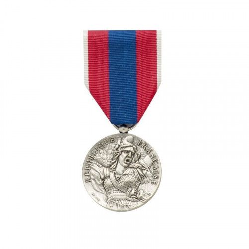 Médaille pendante défense nationale argent