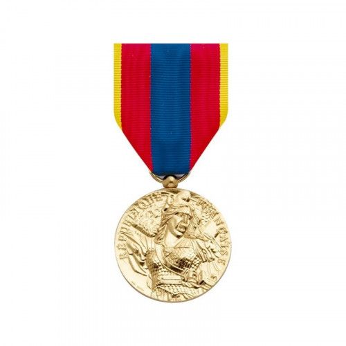 Médaille pendante défense nationale or