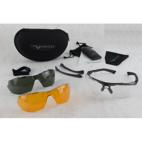Kit de lunettes ballistic Univet 5X1 complet