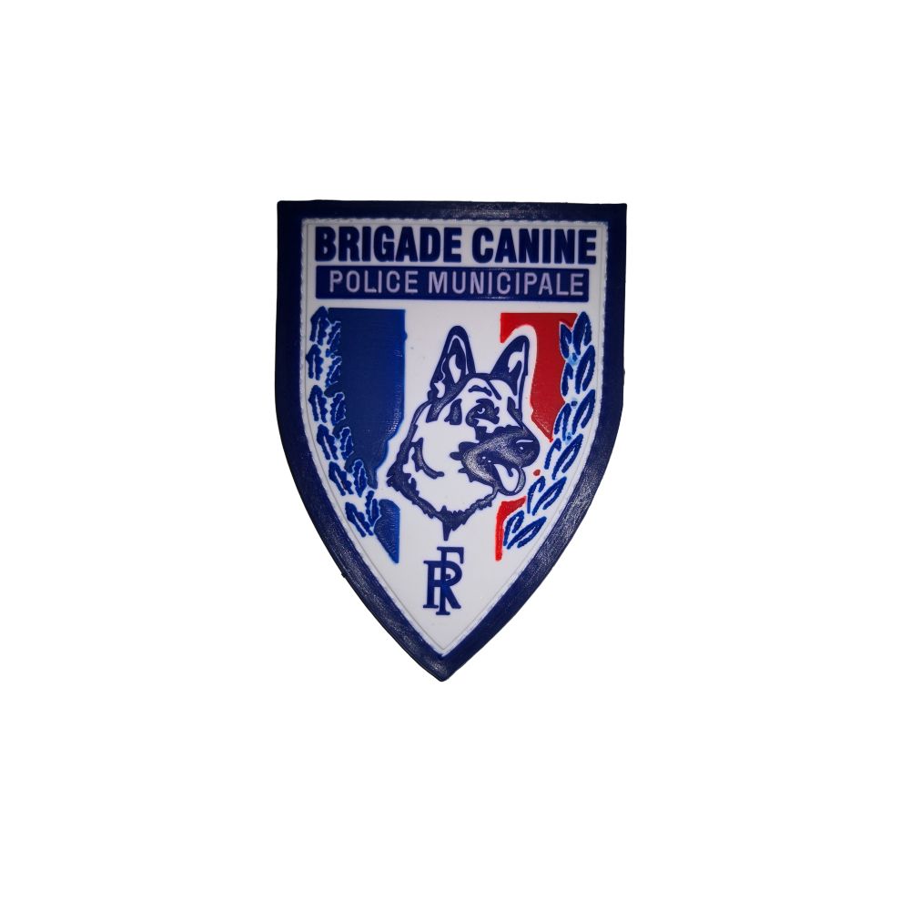 Ecusson de Bras PVC Police Municipale Brigade Canine Ecusson de Bras PVC Police Municipale Brigade Canine