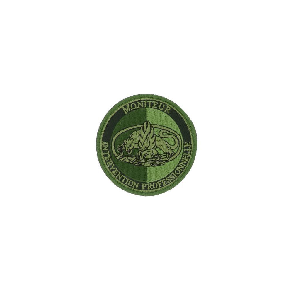 Ecusson de Bras Brode MIP Basse Visibilite Vert Ecusson de Bras Brode MIP Basse Visibilite Vert