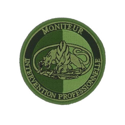 Ecusson de Bras Brode MIP Basse Visibilite Vert