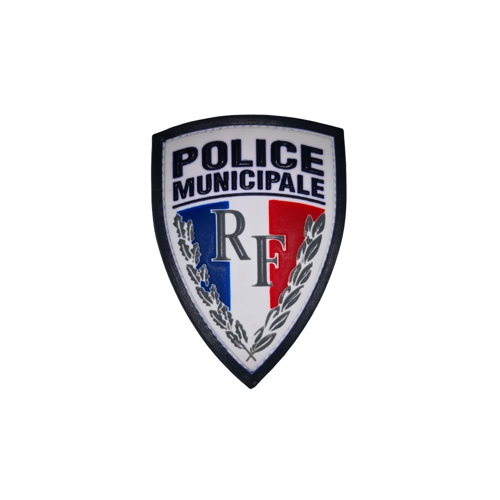 Ecusson de Bras PVC Police Municipale RF Ecusson de Bras PVC Police Municipale RF