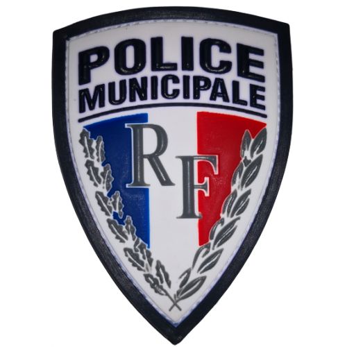Ecusson de Bras PVC Police Municipale RF