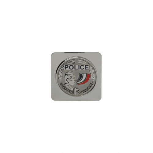 Médaille POLICE Nationale à support carré