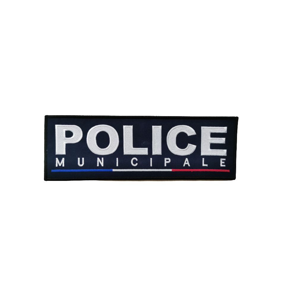 Jeu de bande Police Municipale brodé France Jeu de bande Police Municipale brodé France
