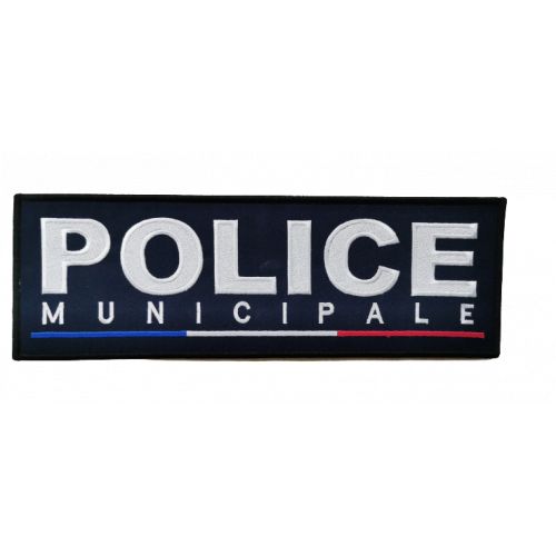 Jeu de bande Police Municipale brodé France