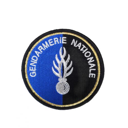 Ecusson de Bras Brode Gendarmerie Flamme