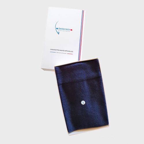 Chaussettes hautes marine Gendarmerie Nationale 