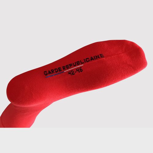 Chaussettes hautes rouge Garde Républicaine 