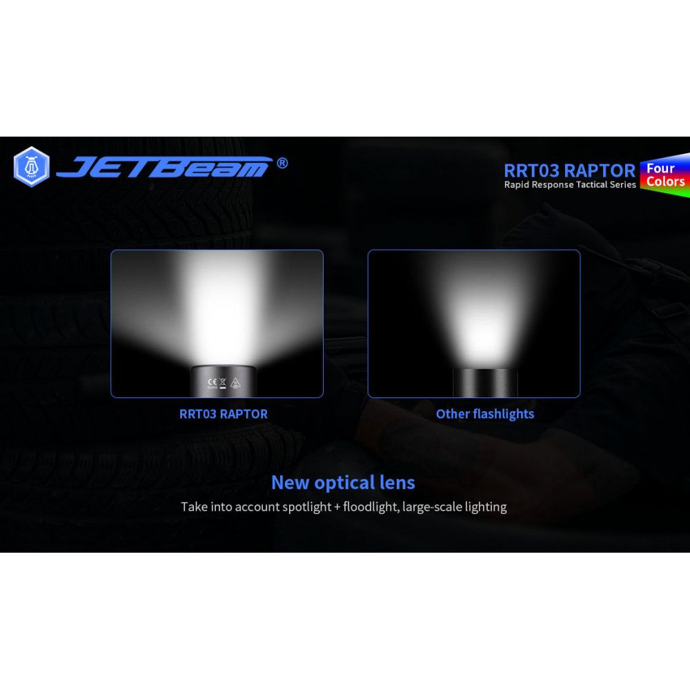 Lampe Tactique Niteye RAPTOR RRT03 - 1400Lumens Lampe Tactique Niteye RAPTOR RRT03 - 1400Lumens