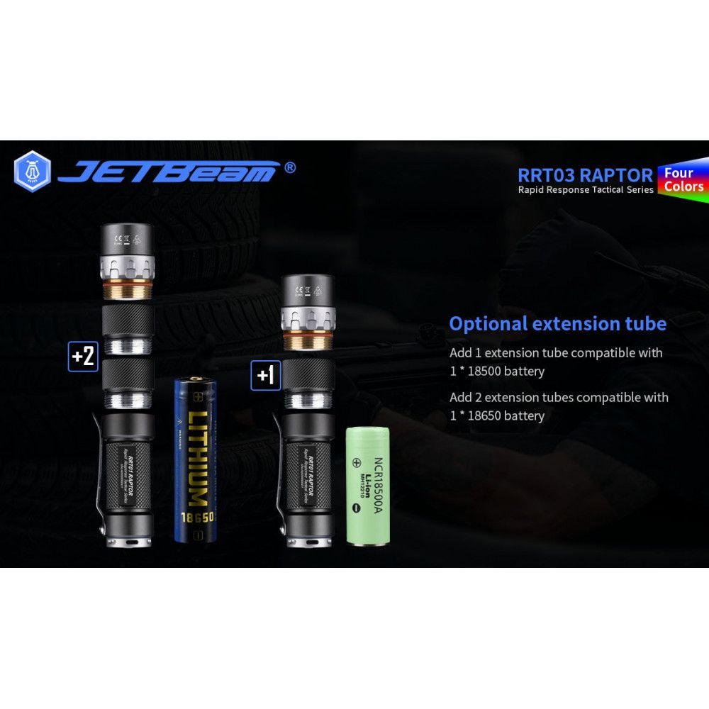 Lampe Tactique Niteye RAPTOR RRT03 - 1400Lumens Lampe Tactique Niteye RAPTOR RRT03 - 1400Lumens