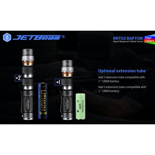 Lampe Tactique Niteye RAPTOR RRT03 - 1400Lumens