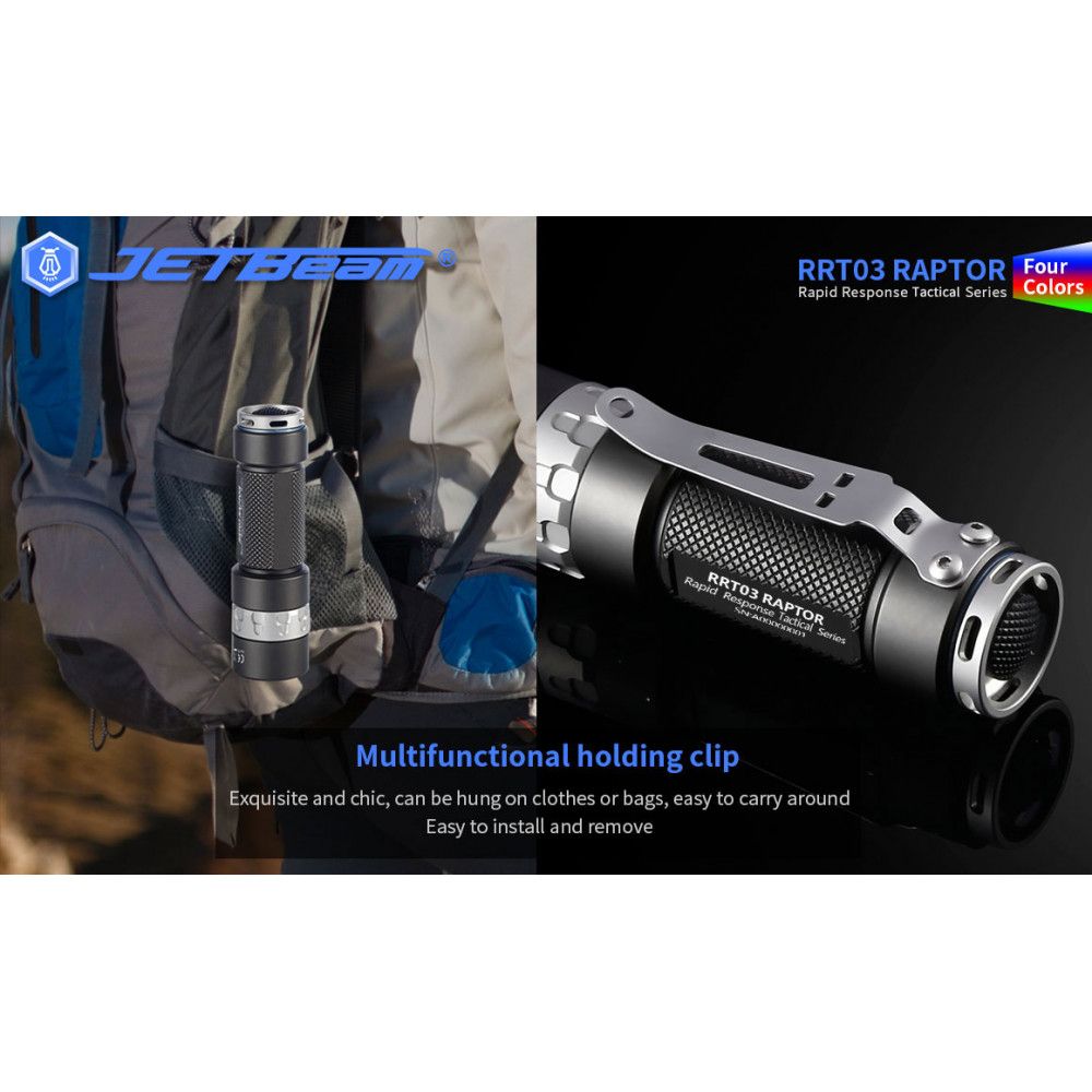 Lampe Tactique Niteye RAPTOR RRT03 - 1400Lumens Lampe Tactique Niteye RAPTOR RRT03 - 1400Lumens