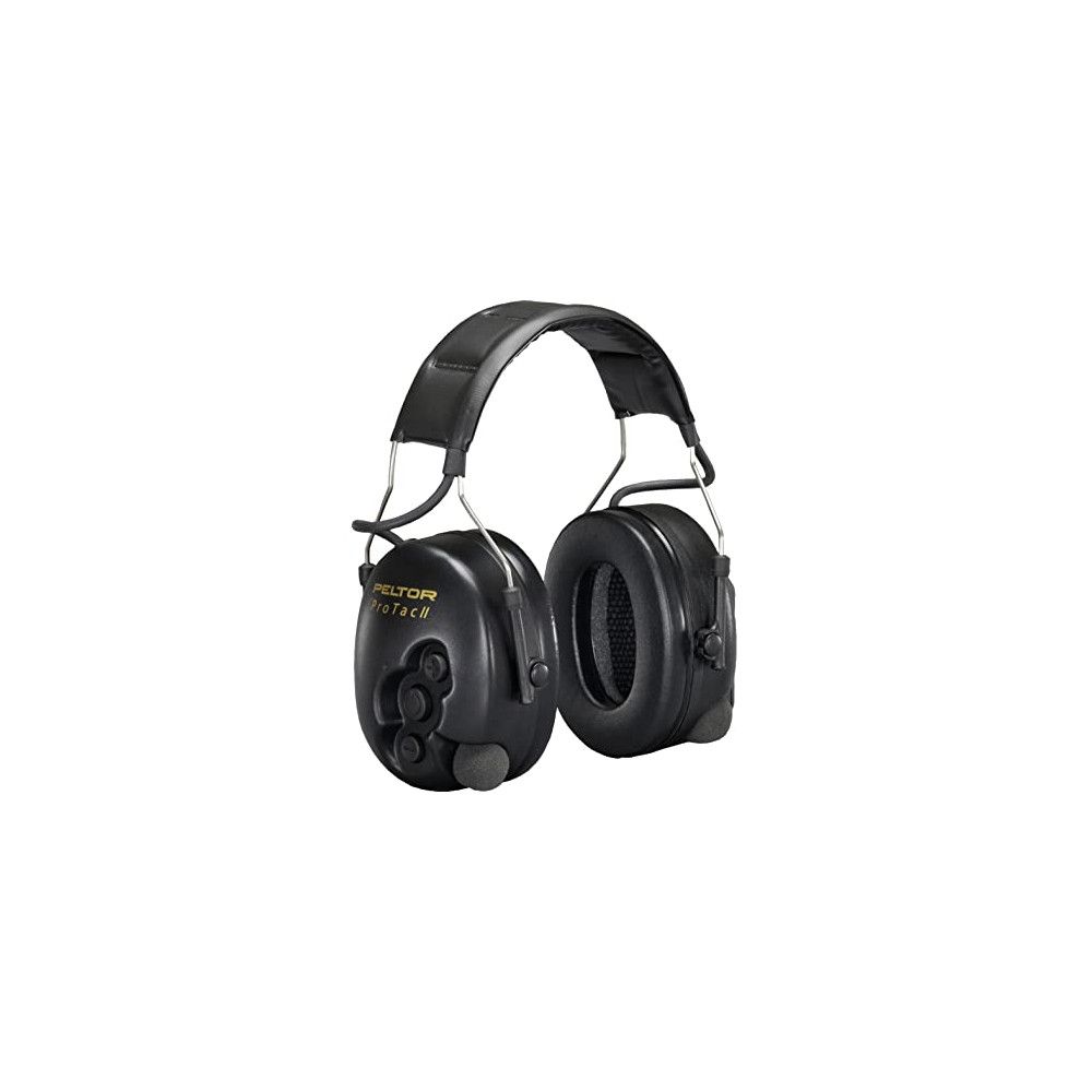 Casque anti-bruitPELTOR PROTAC III Serre-tete - Noir - 26dB Casque anti-bruitPELTOR PROTAC III Serre-tete - Noir - 26dB