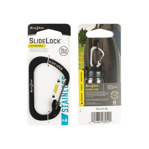 Mousqueton SlideLock® en acier inoxydable - 34 kg
