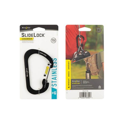 Mousqueton SlideLock® en acier inoxydable - 45 kg