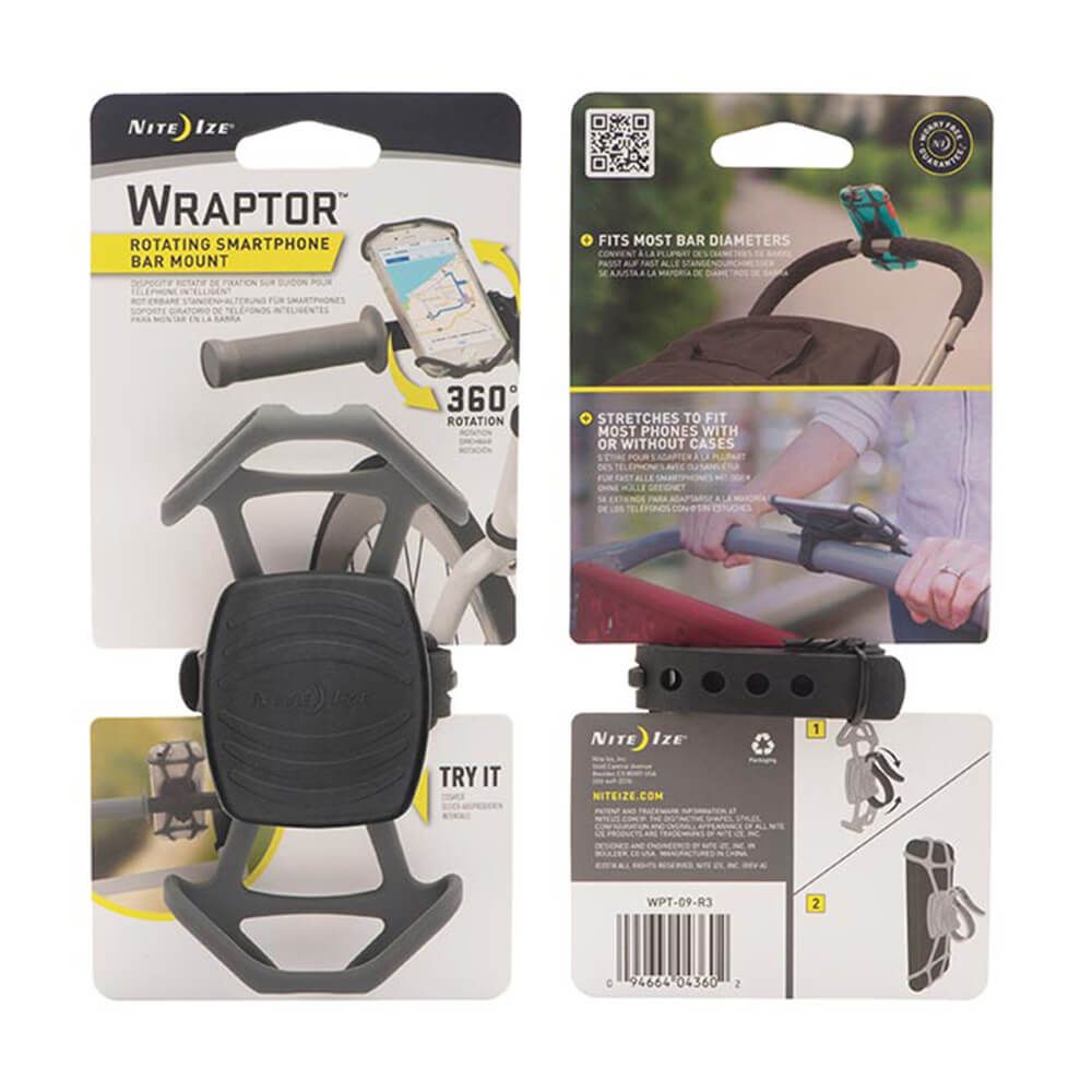 Fixation rotative pour smartphone Wraptor™ Fixation rotative pour smartphone Wraptor™