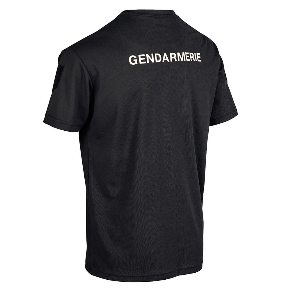 Tee-shirt respirant GENDARMERIE + 3 velcros Tee-shirt respirant GENDARMERIE + 3 velcros