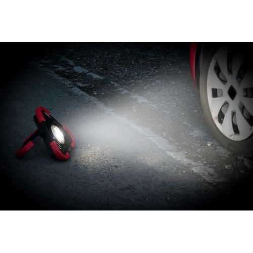 Triangle de signalisation lumineux 3 en 1 rechargeable - 2000 lumens
