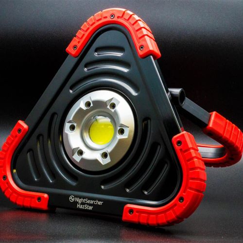 Triangle de signalisation lumineux 3 en 1 rechargeable - 2000 lumens