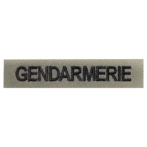 Bande patronymique Gendarmerie kaki