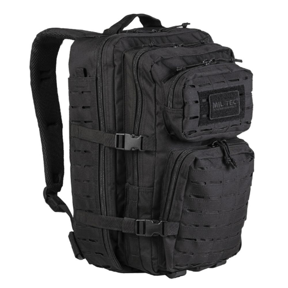 Sac a dos US ASSAULT 40L laser cut noir- Miltec Sac a dos US ASSAULT 40L laser cut noir- Miltec