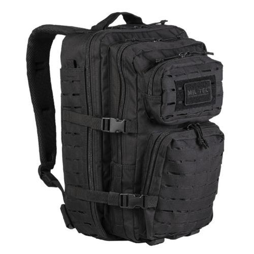 Sac a dos US ASSAULT 40L laser cut noir- Miltec