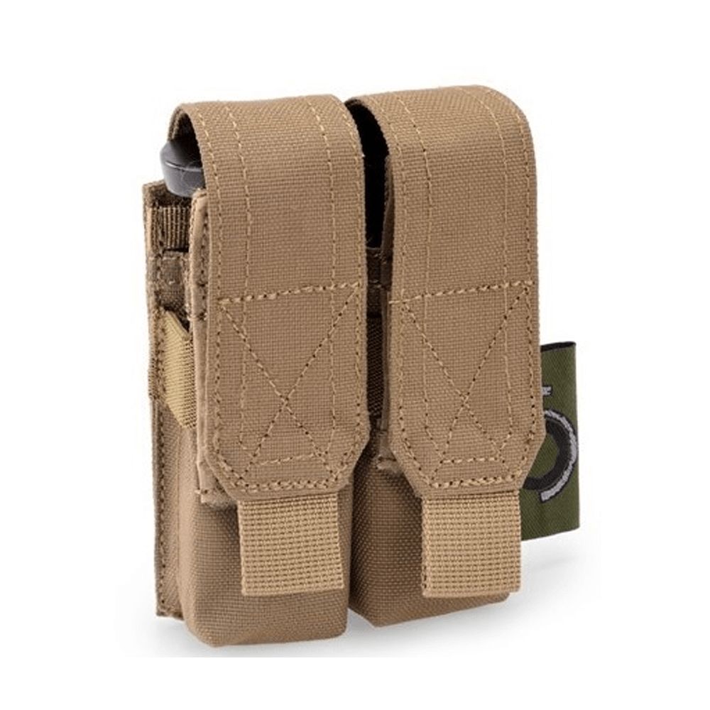 Porte chargeur double PA coyote - Defcon 5 Porte chargeur double PA coyote - Defcon 5