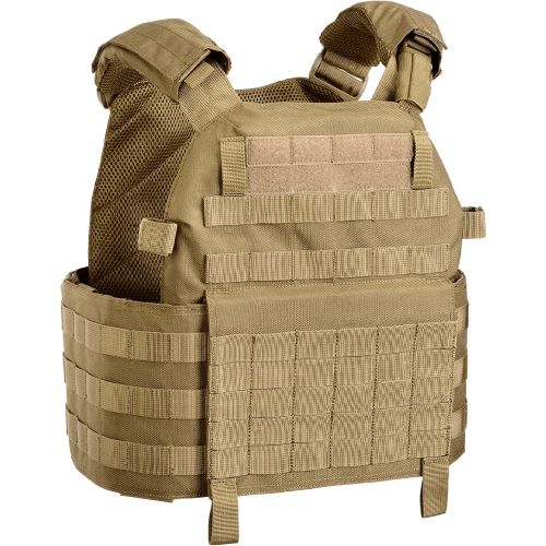 Gilet porte plaque coyote - Outac