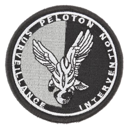 Ecusson de bras brode Gendarmerie PSIG noir