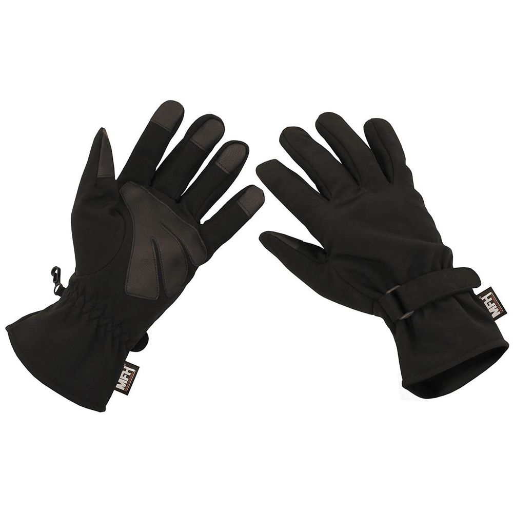 Gants softshell noir - MFH Gants softshell noir - MFH