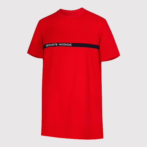 Tee-shirt manches courtes Securite Incendie - Europa Kimache