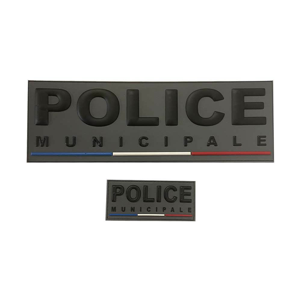 Jeu de bandes basse visibilité PVC Police Municipale France Jeu de bandes basse visibilité PVC Police Municipale France