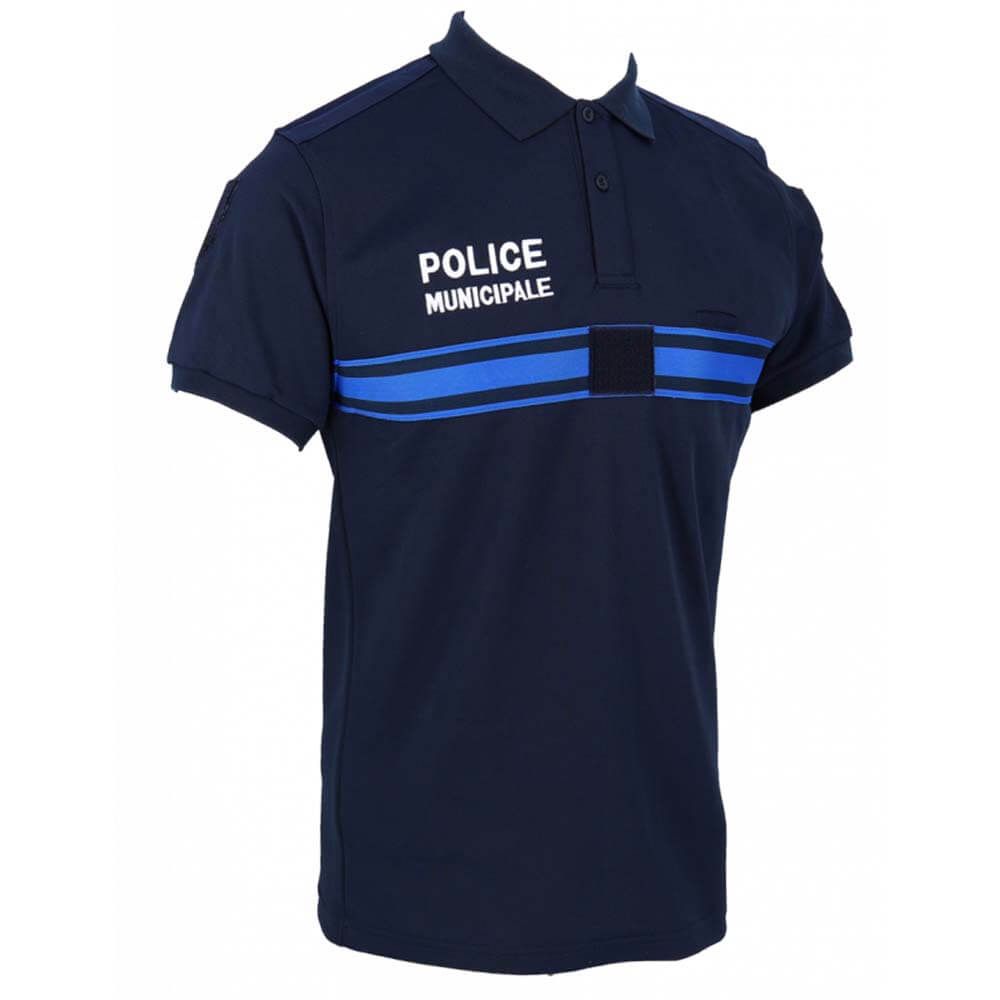 Polo manches courtes double face Police Municipale - DMB Uniforme Polo manches courtes double face Police Municipale - DMB Uniforme