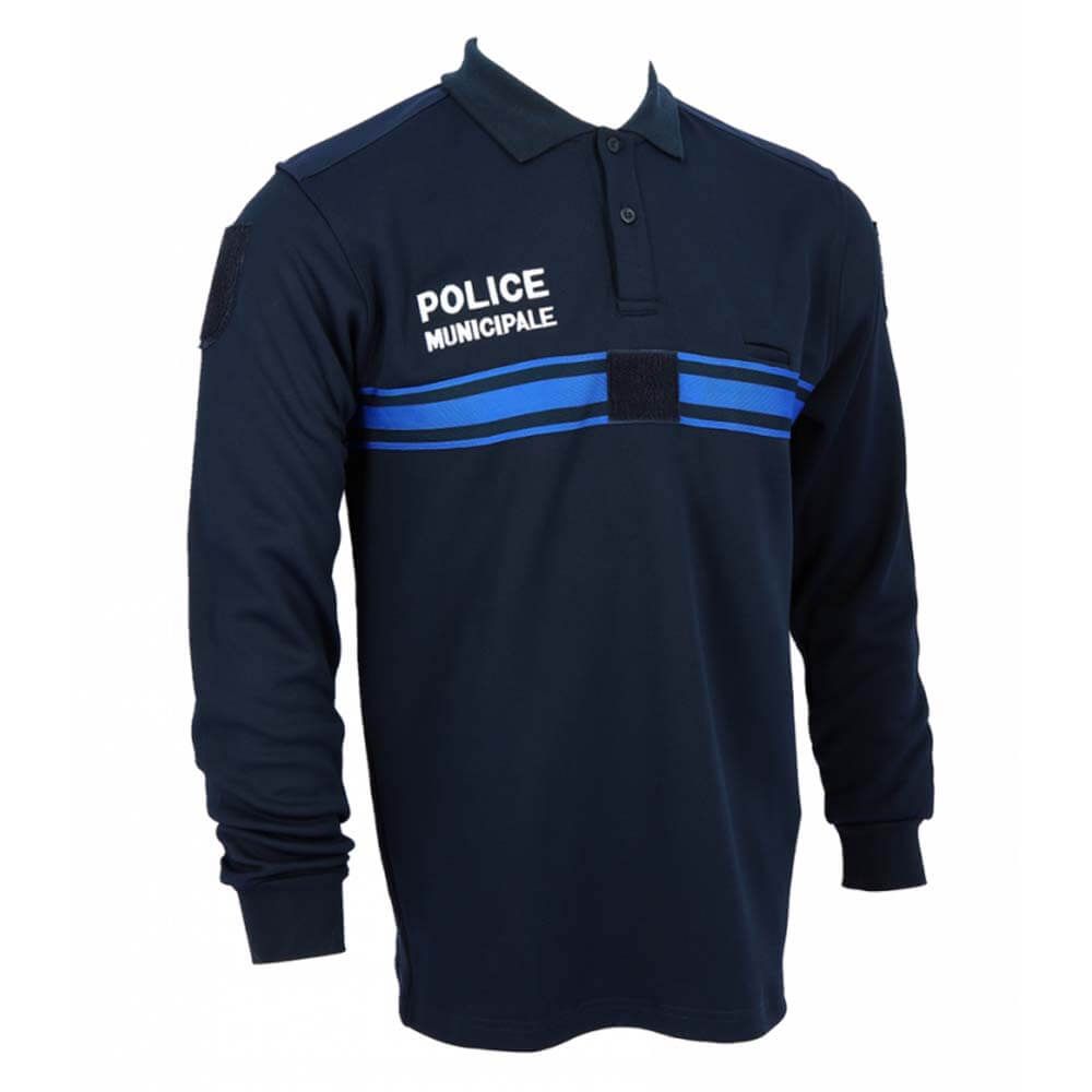 Polo manches longues double face Police Municipale - DMB Uniforme Polo manches longues double face Police Municipale - DMB Uniforme