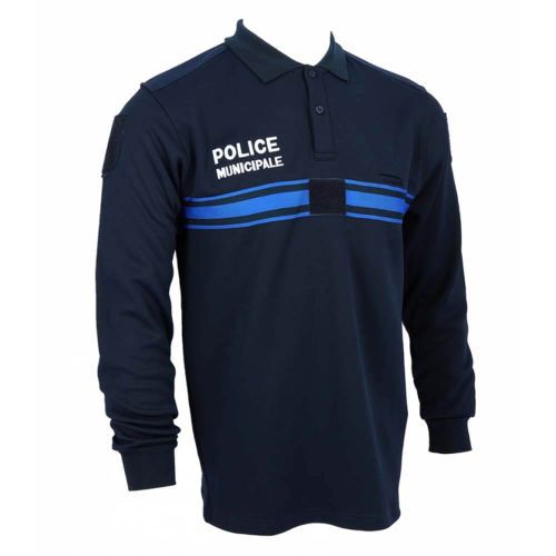 Polo manches longues double face Police Municipale - DMB Uniforme