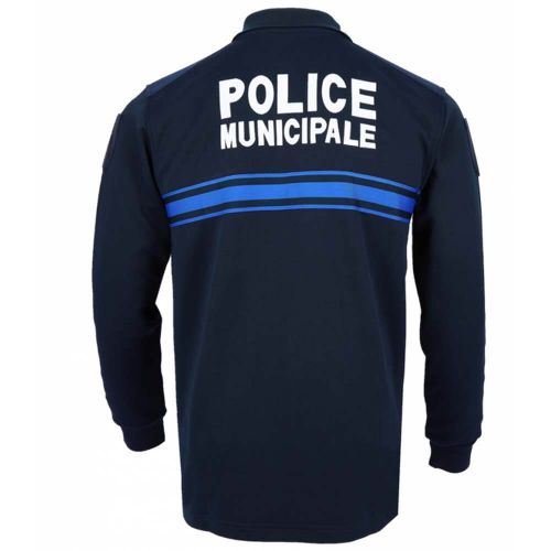 Polo manches longues double face Police Municipale - DMB Uniforme