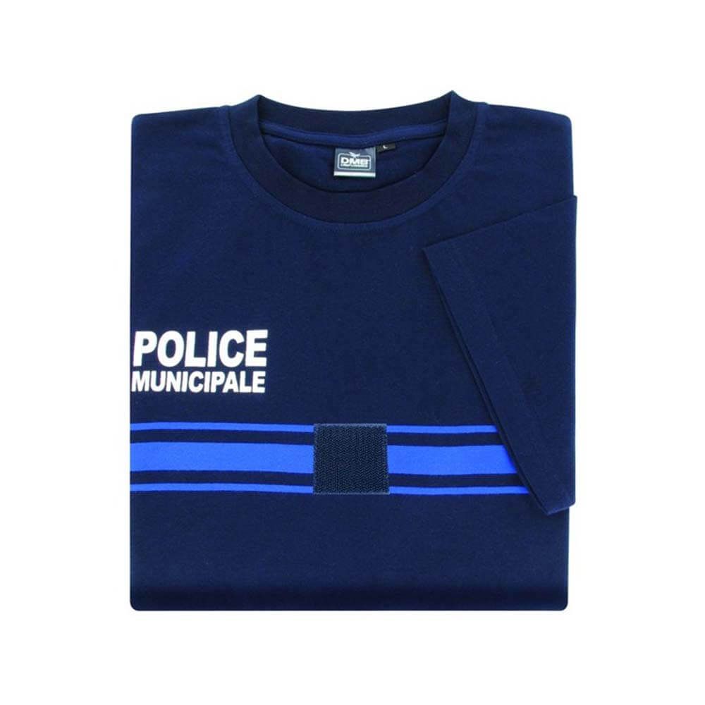 Tee-shirt coton Police Municipale - DMB Uniforme Tee-shirt coton Police Municipale - DMB Uniforme