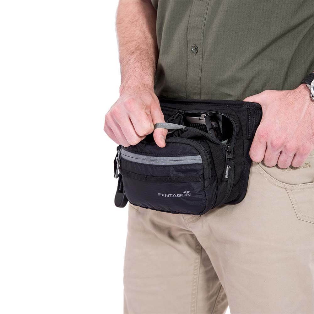 Sacoche Runner Pouch noir - Pentagon Sacoche Runner Pouch noir - Pentagon
