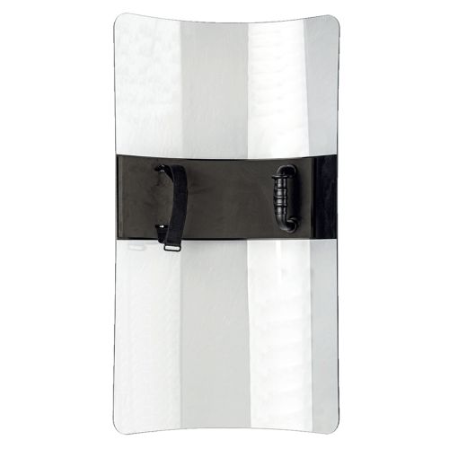 Bouclier maintien de l'ordre en polycarbonate grand modèle + housse de transport