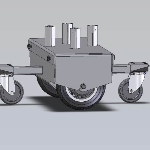 Robot d'entrainement au tir - ROBOTIC TARGET 2WD