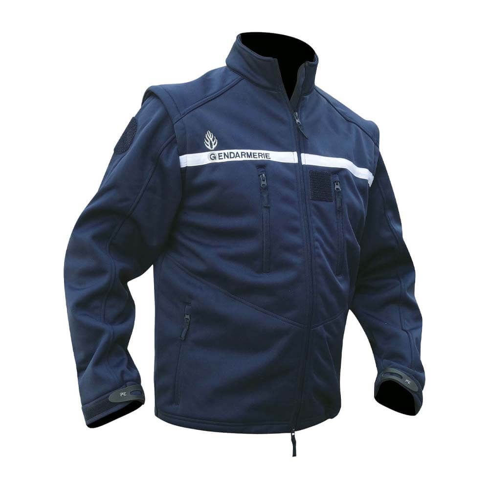 Blouson softshell 2 en 1 Gendarmerie - Opex Blouson softshell 2 en 1 Gendarmerie - Opex
