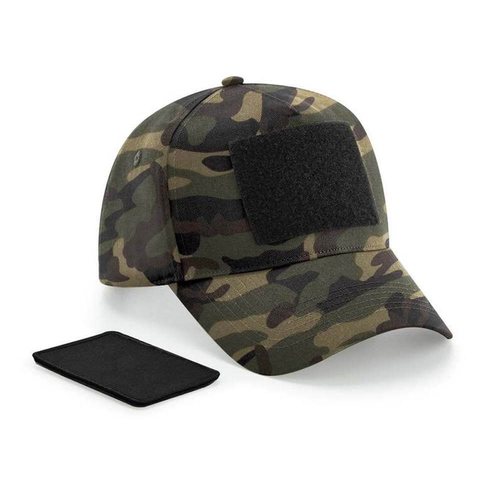 Casquette 5 pans avec patch amovible personnalisable camo Casquette 5 pans avec patch amovible personnalisable camo